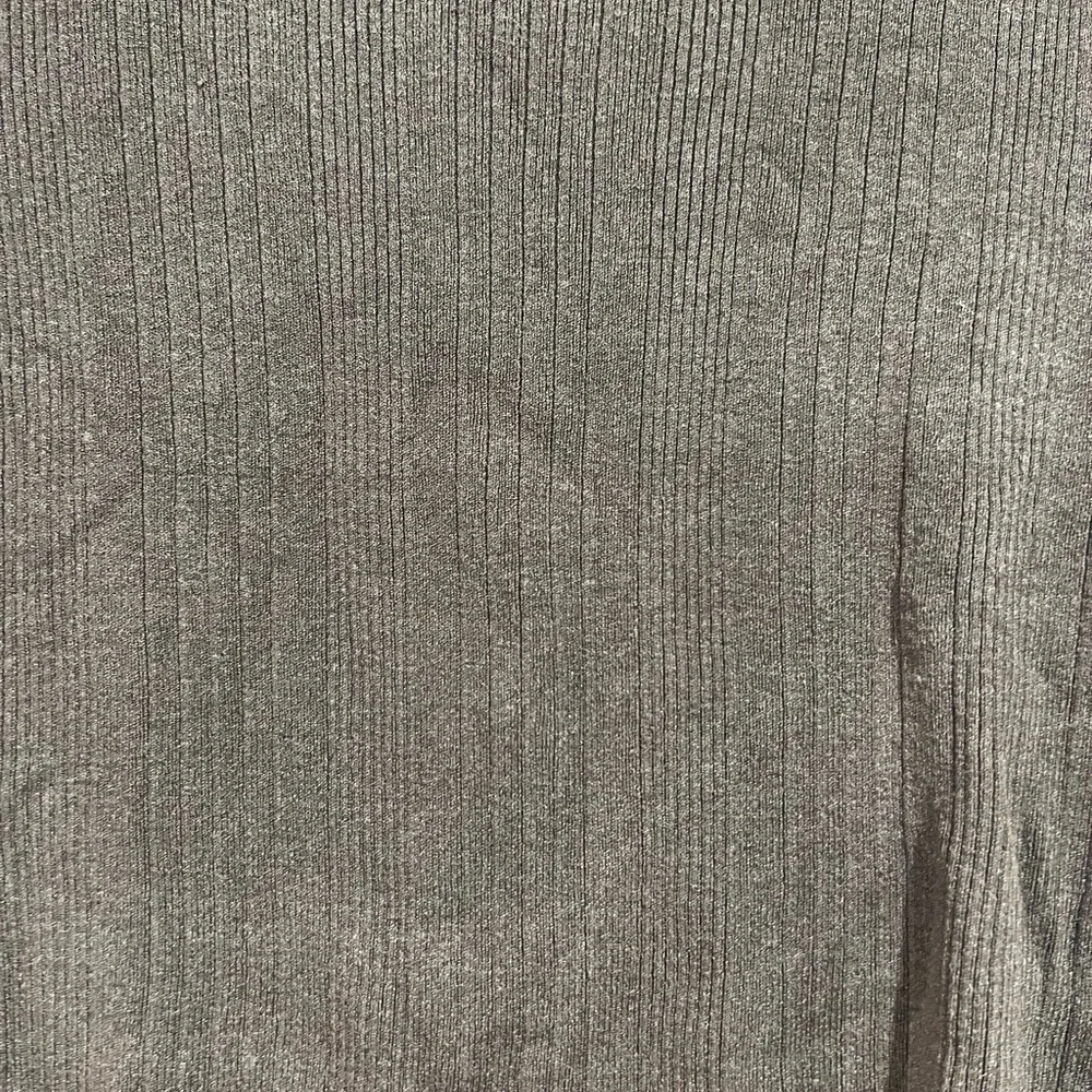 Brown Ribbed Women's Top - Picture 2 of 4